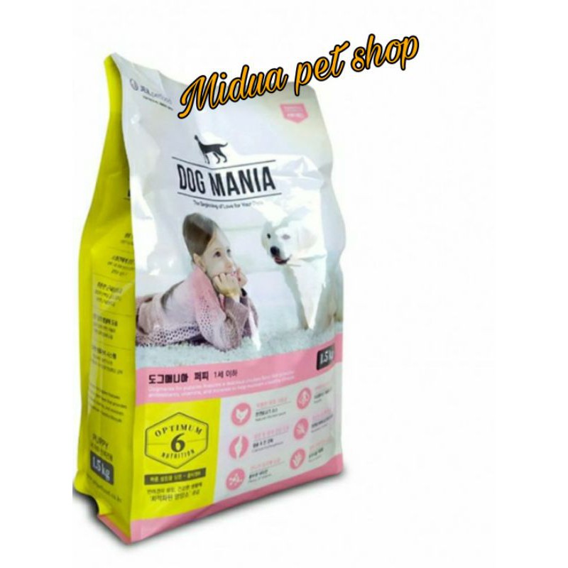 1.5kg Dog Mania -  Thức ăn hạt cho chó nhỏ