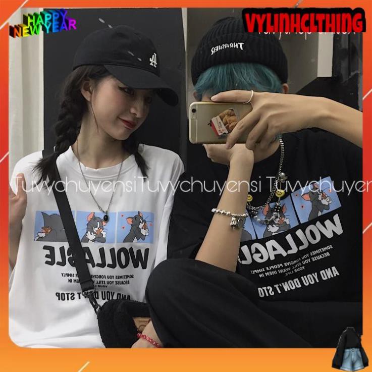 Áo thun tay lỡ form rộng VYLINHCLOTHING áo phông Unisex ATL202