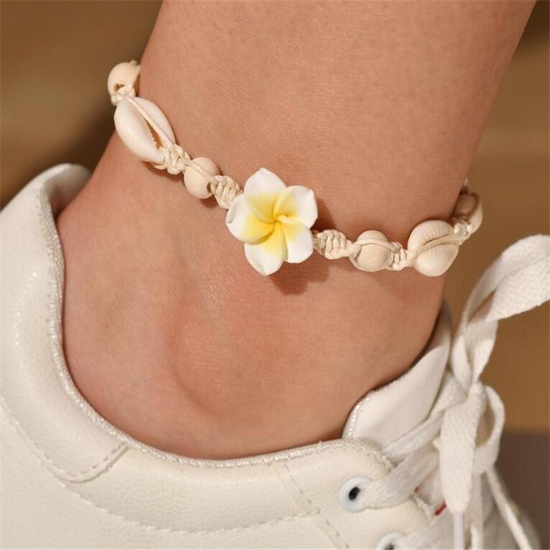 Vòng Đeo Tay / Lắc Chân Bện Dây Da Có Thể Điều Chỉnh Kích Thước