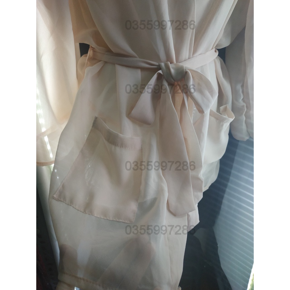 Áo Choàng Ngủ Nữ Kiểu Dáng Kimono Sexy Xuyên Thấu Gợi Cảm - ACVT005 - QuinBee | BigBuy360 - bigbuy360.vn