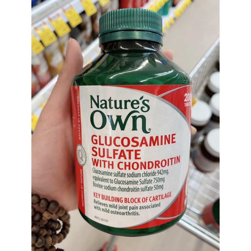 Nature’s Own Glucosamin Sulfate With Chondroitin 200 viên