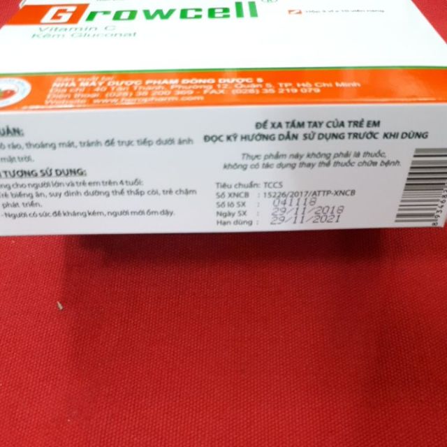 Growcell ( hộp 30 viên) | BigBuy360 - bigbuy360.vn