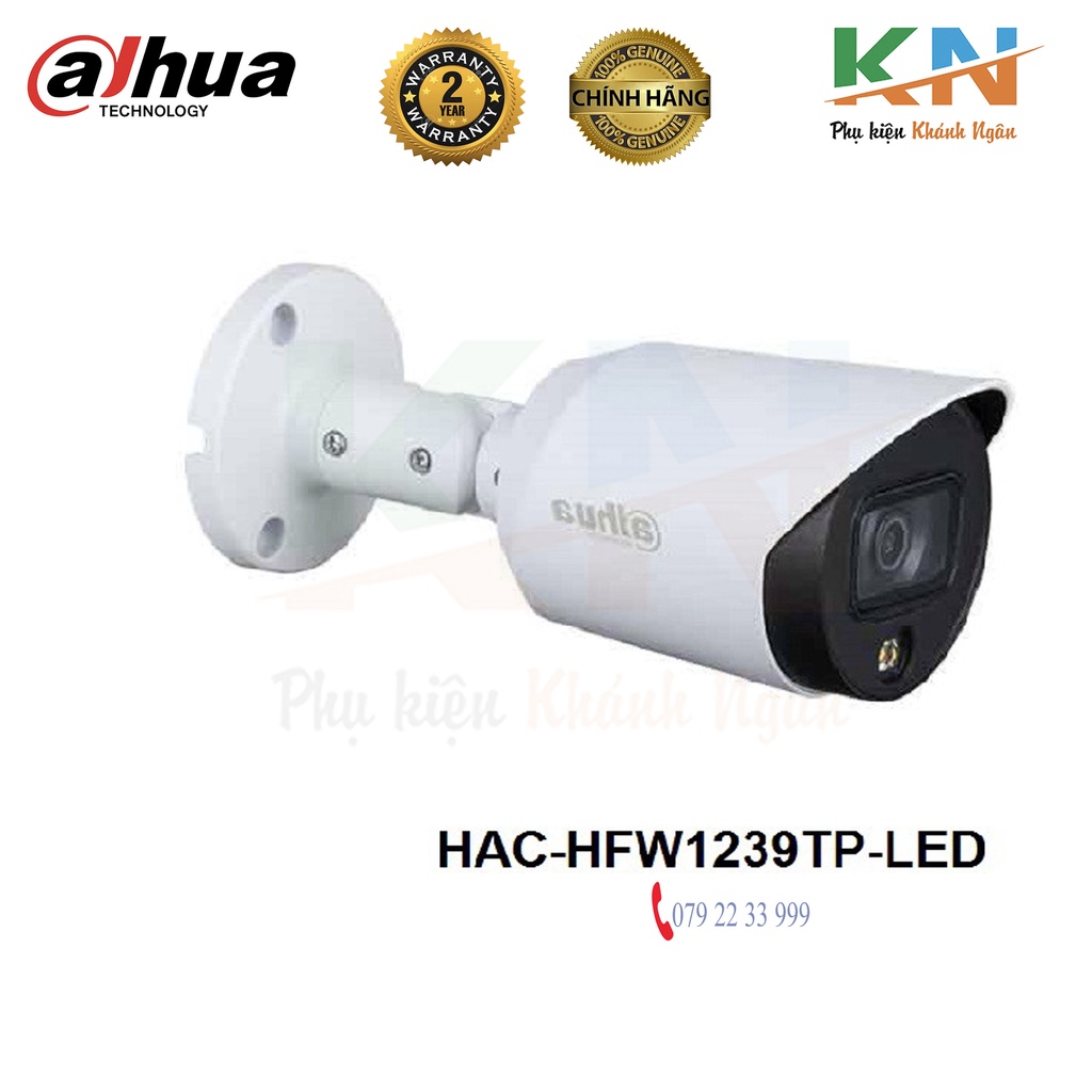 Camera DAHUA HFW1239TP-LED có màu ban đêm, mắt 2.0. Hàng chính hãng