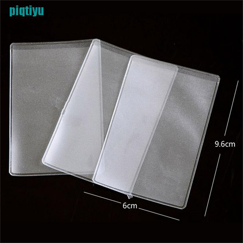 ❉Bộ 10 Bao Đựng Thẻ Tín Dụng Bằng Nhựa PVC Trong Suốt
