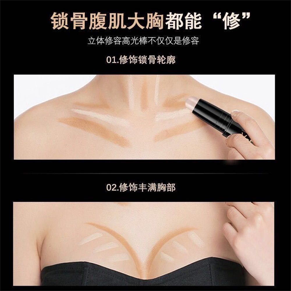 Thỏi kem bắt sáng tạo khối 2 trong 1 màu tự nhiên