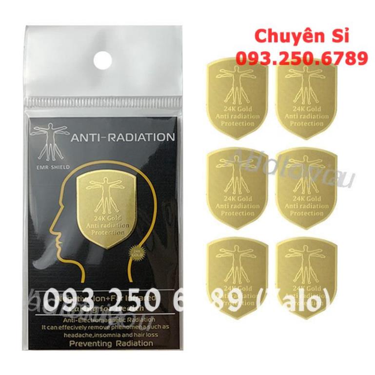 Bộ 10 Miếng Dán Chống Bức Xạ Cho Điện Thoại