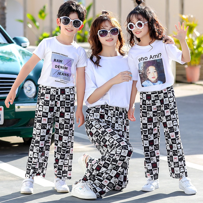 Quần Ngủ Ống Rộng Chống Muỗi 90-175cm In Họa Tiết Hoạt Hình Dành Cho Gia Đình