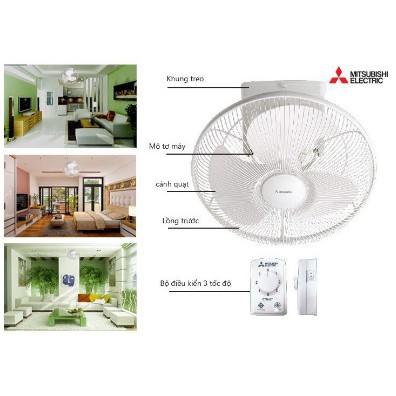 QUẠT TRẦN ĐẢO MITSUBISHI CY16-GA , CY16-GA SF-GY