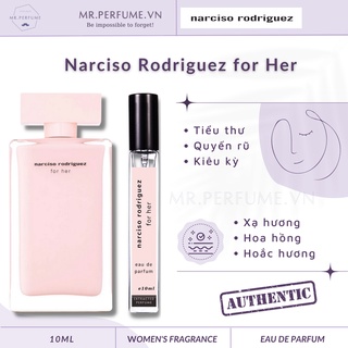[Chiết 10ml] Nước hoa nữ Narciso For Her (hồng cao)