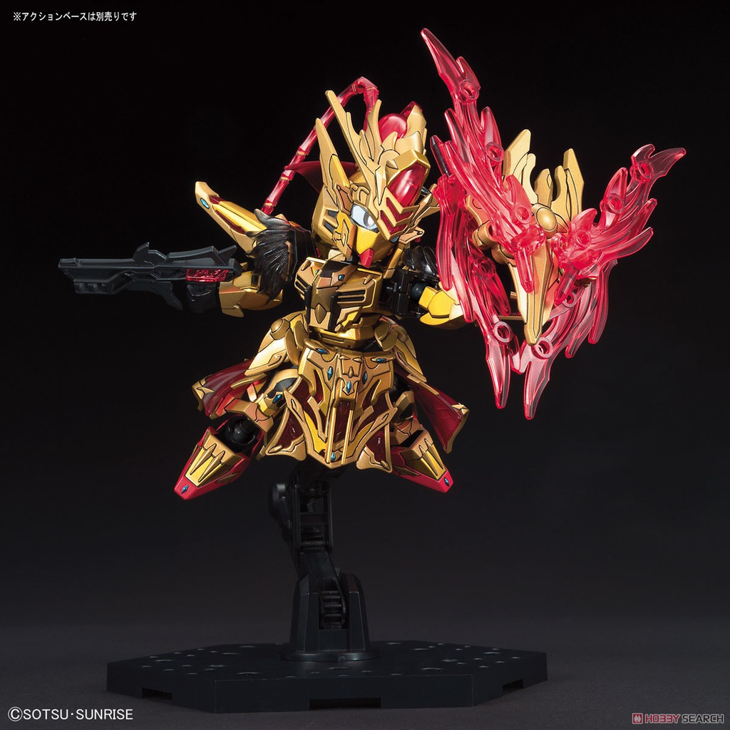 Mô hình lắp ráp Gunpla SD SANGOKU SOKETSUDEN Zhou Yu AKATSUKI Gundam ( Tặng Kèm Đế )