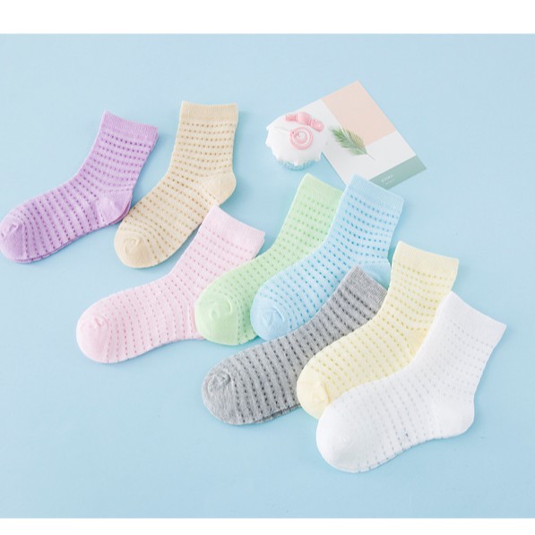 Kids baby infants boys &amp; girls summer cotton socks (0-2Y)