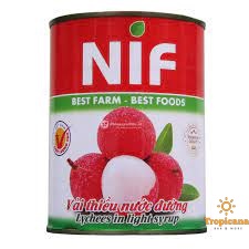 Vải ngâm Nif - Lon 560GR