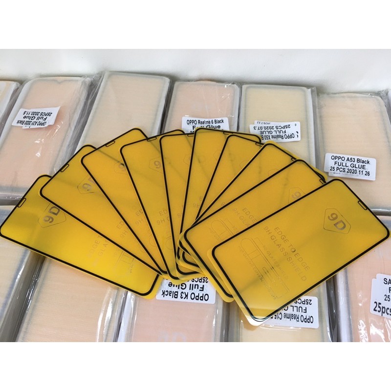 KÍNH CƯỜNG LỰC FULL MÀN 9D SAMSUNG J8/A6 PLUS/J6 PLUS/J6/J4 PLUS/J4/J7 PRIME/J7 PRO/M20/J5 PRIME/A51/A70/A71/A750