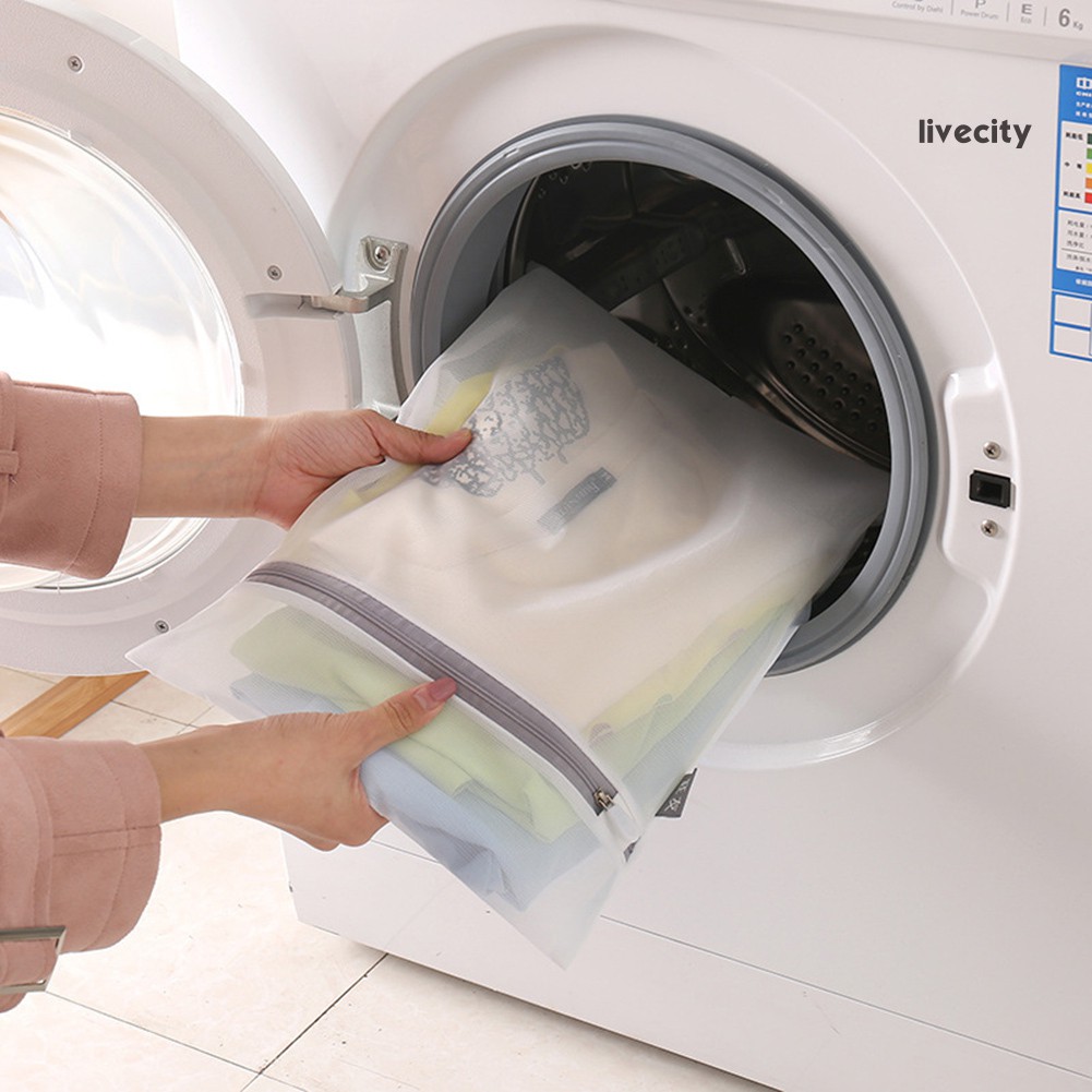 Túi Lưới Giặt Đồ Lót Có Khóa Kéo