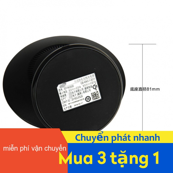 Đế sạc nhanh không dây QI cho Samsung Note 9 / Apple iPhone 8 11 Pro Max X XS Max tiện dụng