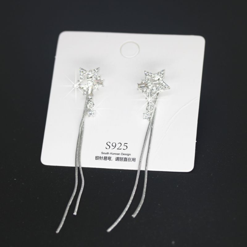 khuyên tai bạc 925 combo khách nhung h