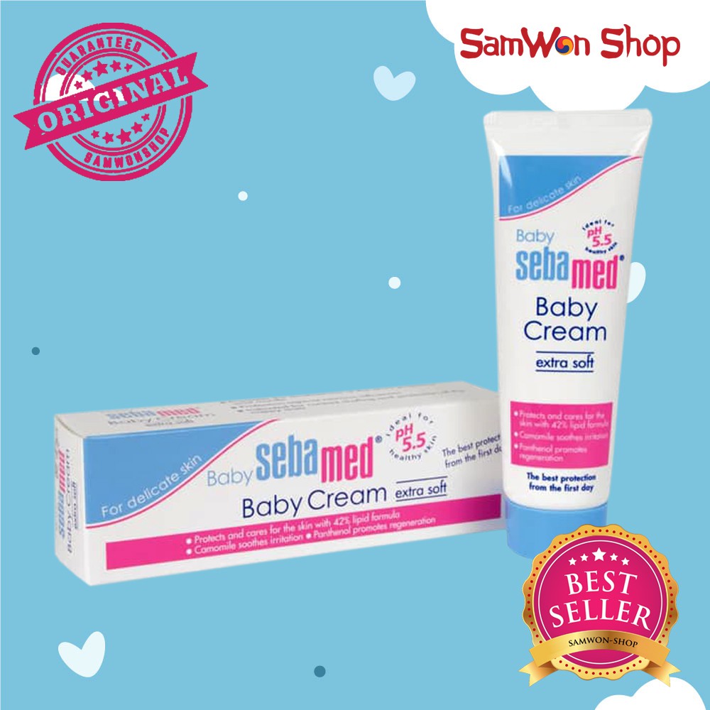 (Hàng Mới Về) Kem Dưỡng Da 50ml Sebamed Baby Cream