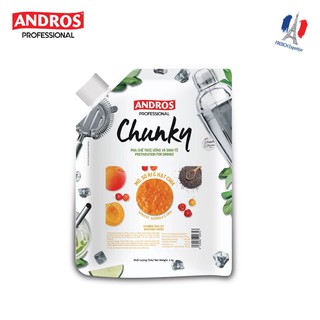 ANDROS - CHUNKY Mơ Sơri & Hạt Chia Apricot, Acerola & Chia - Nguyên liệu