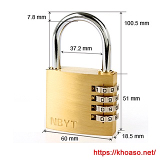 Ổ khóa mật khẩu chống trộm NBYT T1060
