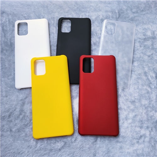 Ốp Điện Thoại PC Cứng Siêu Mỏng Mặt Nhám Màu Trơn Cho Samsung Galaxy A71 A51 A72 A52 5G 4G