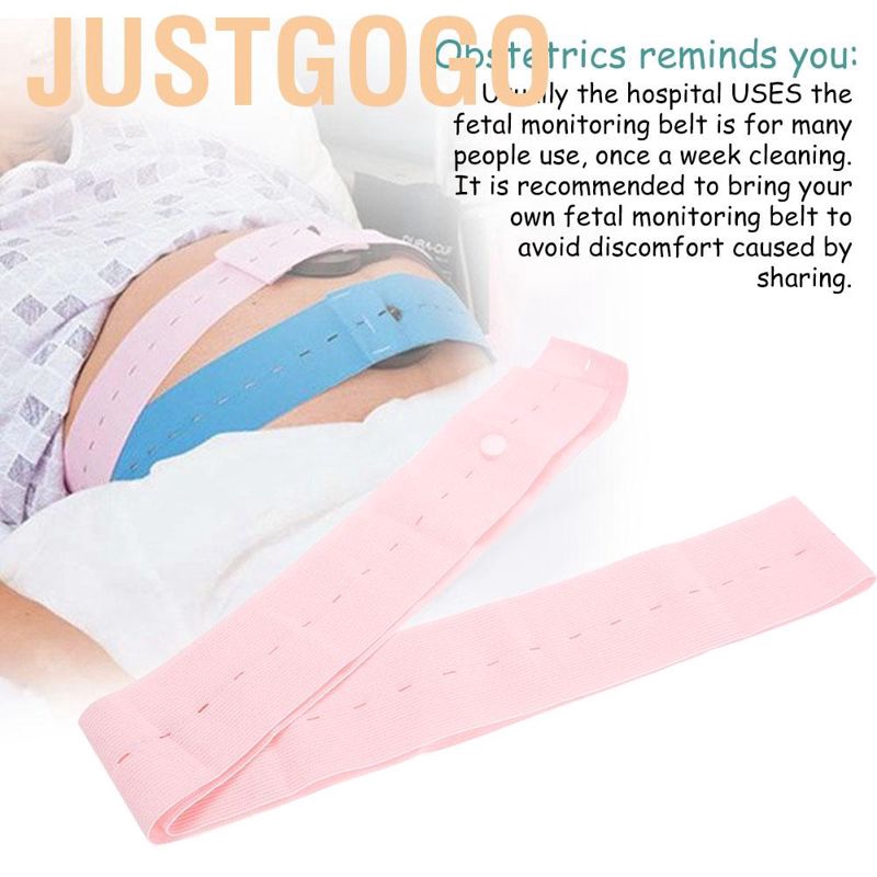 Set 2 Dây Đai Quấn Bụng Theo Dõi Thai Nhi Chuyên Dụng Cho Phụ Nữ Mang