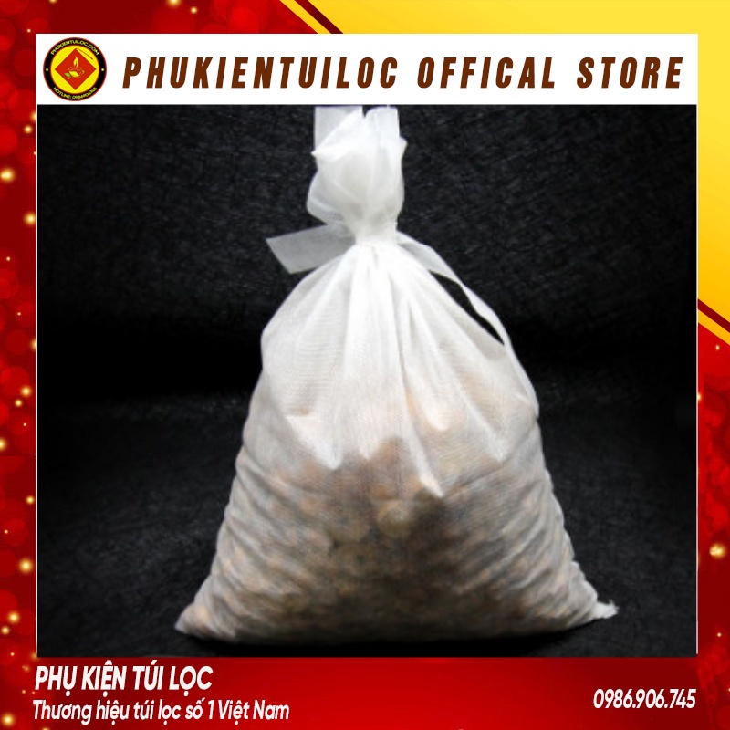 Túi lọc sắc thuố c, thảo dược chất liệu vải không dệt kích thước 40x50cm - Phukientuiloc.com