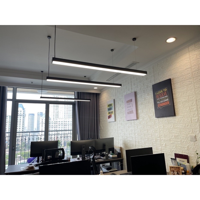Đèn hộp thả văn phòng 36w cao cấp   , kích thước 40mm-70mm-1200mm; ĐÈN TRANG TRÍ GIÁ RẺ