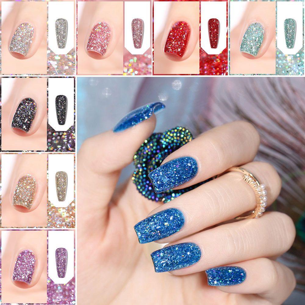 Lọ Nước Sơn Móng Tay 7.3ml Heceh Có Đèn LED Nhiều Màu