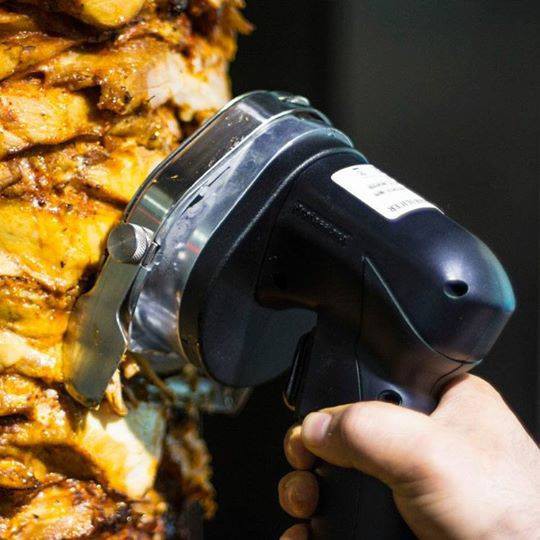 Máy cắt thịt Doner Kebab nhập khẩu nguyên chiếc từ Đức