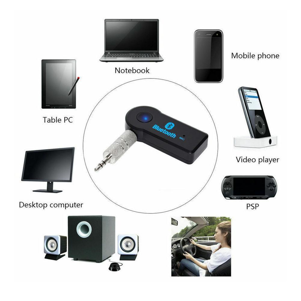 Đầu Chuyển Đổi Âm Thanh Bluetooth 3.5Mm G3A6 L3P9 Aux C5Q3 Chuyên Dụng Cho Xe Hơi