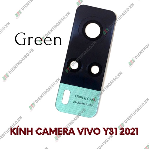 Kính camera vivo y31s 2021 kèm keo dán