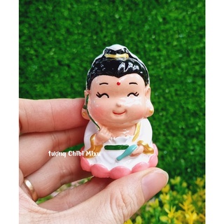 Tượng chibi Quan Âm mẫu đẹp 6cm