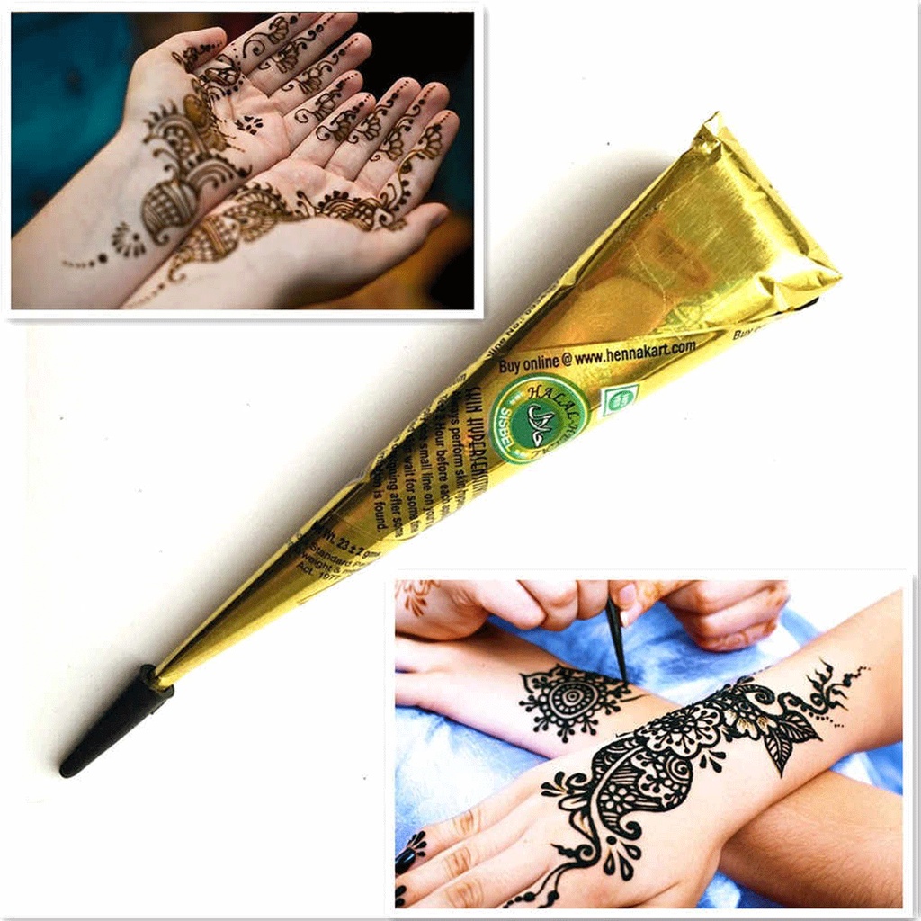 Kem xăm Henna - Kem Xăm Tạm thời,  Khuôn Xăm Tạm Thời Tattoo, Khuôn Xăm Triết Khấu 10% - Hình Chữ Nhịp Tim, Đàn Cò, Môi