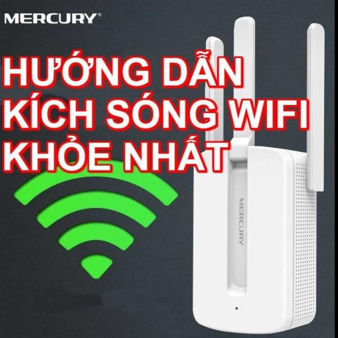 Bộ kích sóng wifi 3 râu Mercury cực mạnh, Tăng Sóng Wifi,Kích Wifi , Bộ Tiếp Nối Sóng Wi-Fi