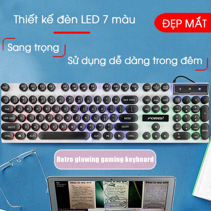 [ GIÁ TỐT ] Bàn phím giả cơ Forev FV-Q3S - BH 1 đổi 1