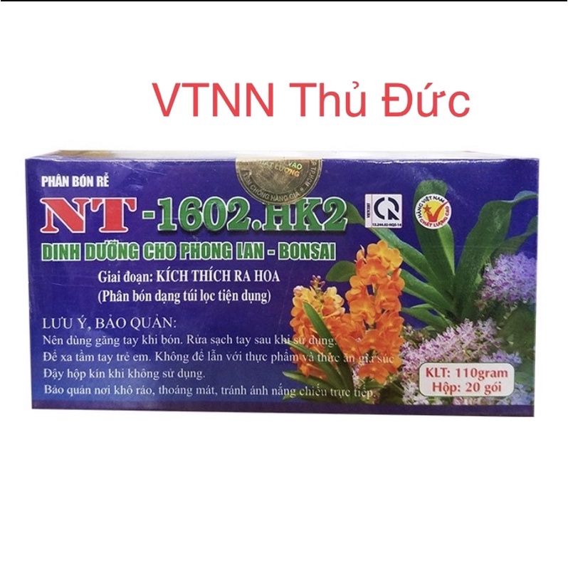 Phân bón túi lọc tan chậm hoa lan HK2