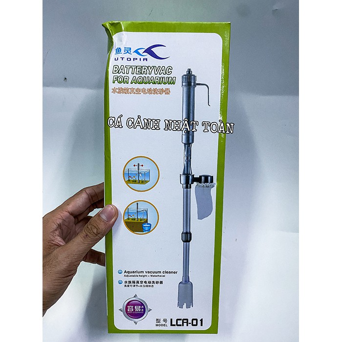 BỘ HÚT CẶN ĐÁY BỂ CÁ UTOPIA LCA 01