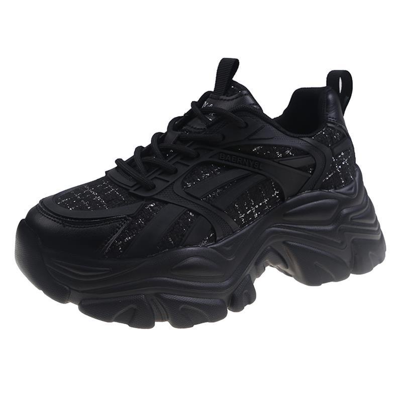 Giiony th Tao Tenceng Chi Giày Thể Thao Đường Phố Đế Dày 5cm Nhỏ Phong Cách Thời Trang Thu Đông Dễ Phối Đồ Cho Nữ