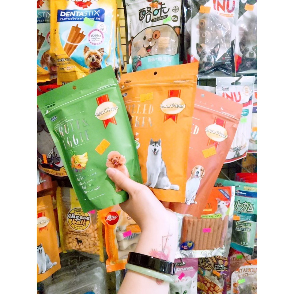 Snack Smart Heart 100g dành cho chó con và chó lớn