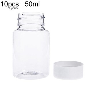 10 lọ trong suốt đựng thuốc 50ml