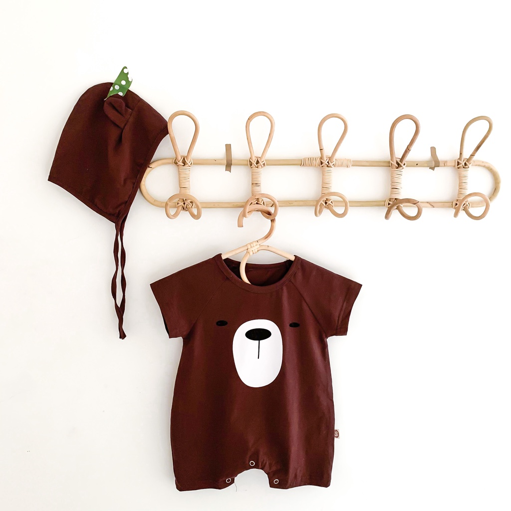 Áo liền quần hình chú gấu đáng yêu cho bé