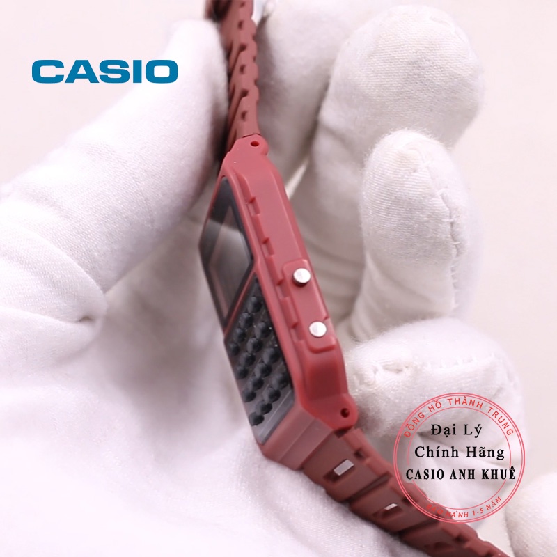 Đồng hồ nam điện tử Casio CA-53WF-4BDF có máy tính dây nhựa