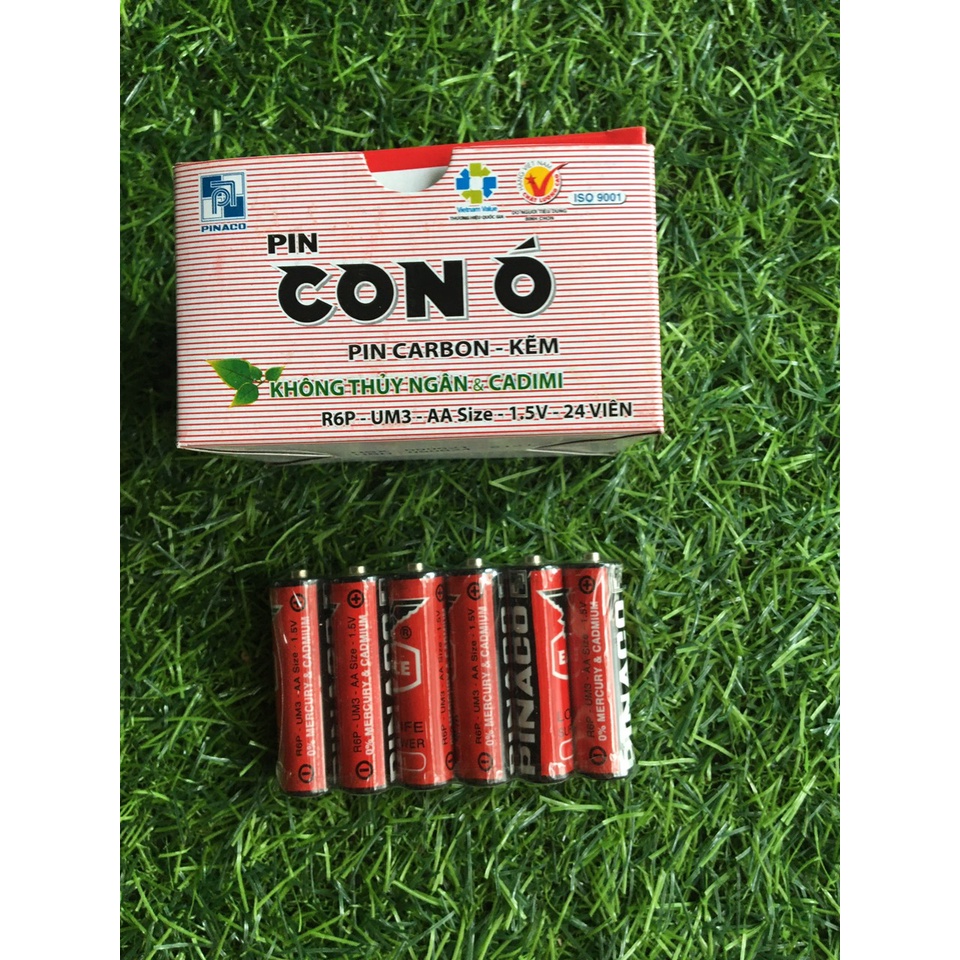 Pin tiểu AA (1 cặp 2 viên) pin con ó PINACO pin dung lượng cao [CHÍNH HÃNG]