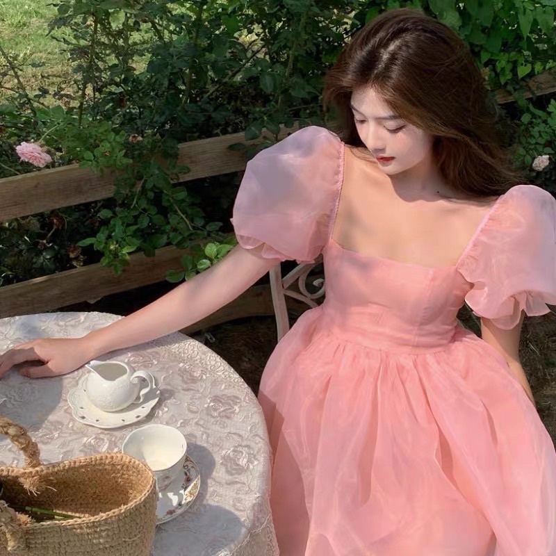 Đầm nữ babydoll nàng thơ vải voan AK1398