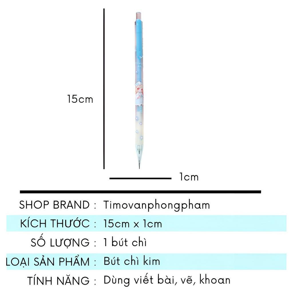 Bút Chì Kim 0.5 0.7 Cute Ngòi Bấm Vẽ Họa Cụ Đồ Dùng Học Tập Độc Lạ VPB17