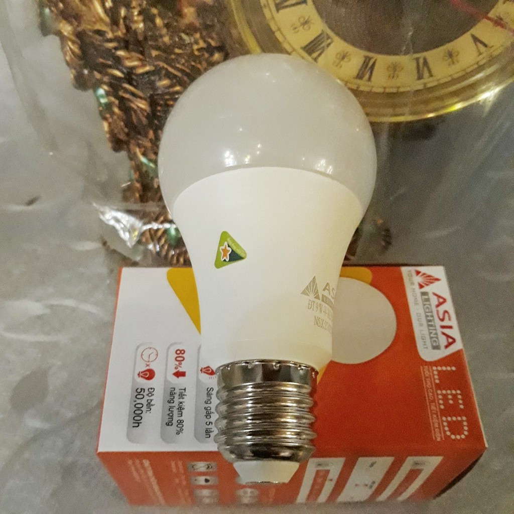 Bóng đèn LED ASIA 3W đến 12W tiết kiệm điện (Hàng Việt Nam chất lượng cao) Bóng bup tròn ánh sáng trắng cck1 | BigBuy360 - bigbuy360.vn