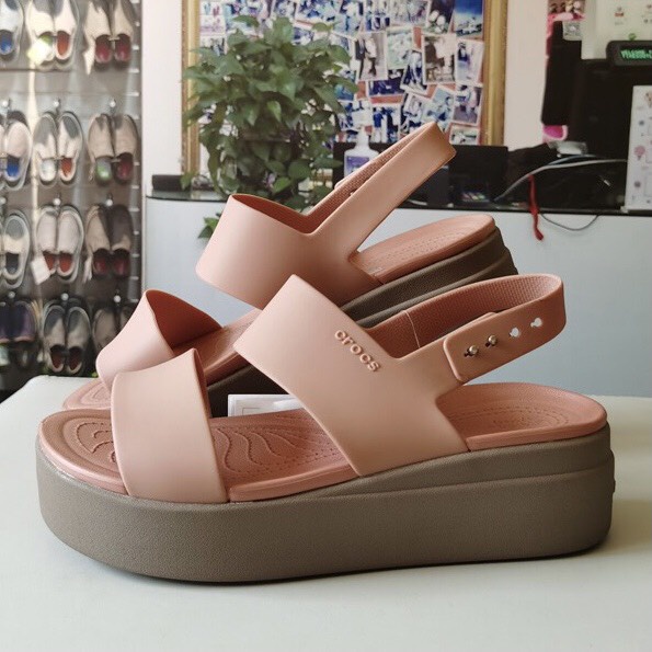 Sandal Cross Nữ Brooklyn Low Wedge Đế Cao 5P Nhiều Màu