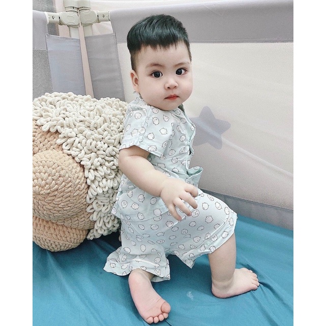 bộ cộc tay Yukata cho bé trai bé gái hrnee