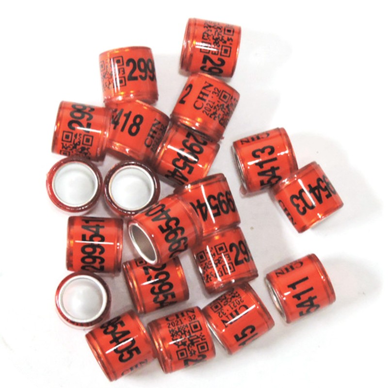 Set 50 Vòng Đeo Chân Chim Bồ Câu Nhiều Màu Sắc Xác Định Tiện Dụng