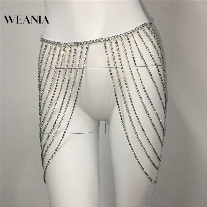 Dây Nịt Kim Loại Tua Rua Gợi Cảm Cho Nữ